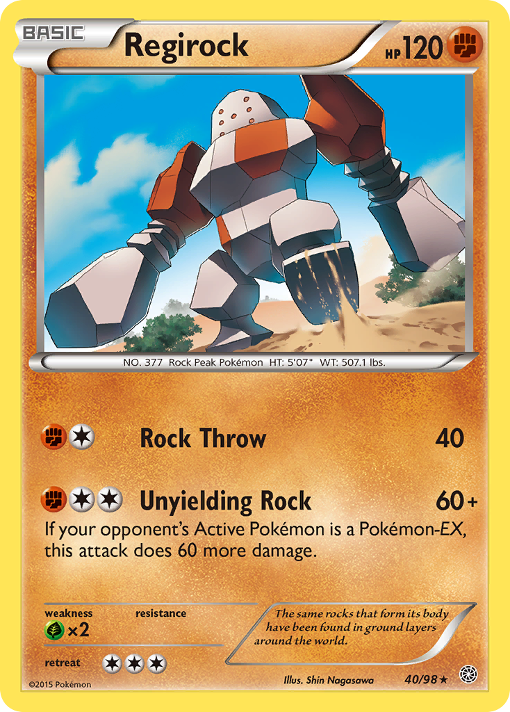 Regirock (40/98) [XY: Ancient Origins] | Devastation Store