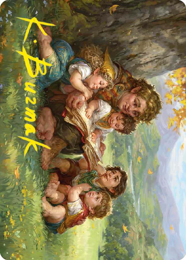 Samwise Gamgee Art Card (19/81) (Gold-Stamped Signature) [The Lord of the Rings: Tales of Middle-earth Art Series] | Devastation Store