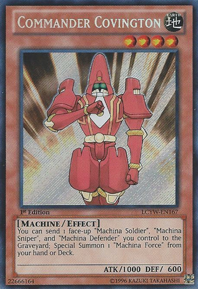 Commander Covington [LCYW-EN167] Secret Rare | Devastation Store