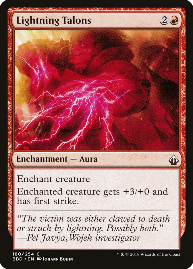 Lightning Talons [Battlebond] - Devastation Store | Devastation Store