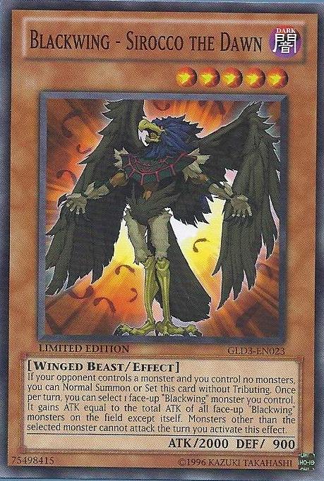 Blackwing - Sirocco the Dawn [GLD3-EN023] Common | Devastation Store