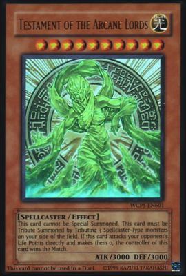 Testament of the Arcane Lords [WCPS-EN601] Ultra Rare | Devastation Store