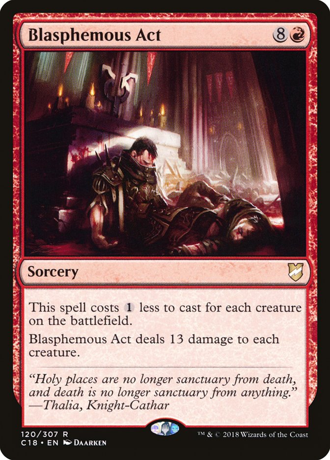 Blasphemous Act [Commander 2018] | Devastation Store