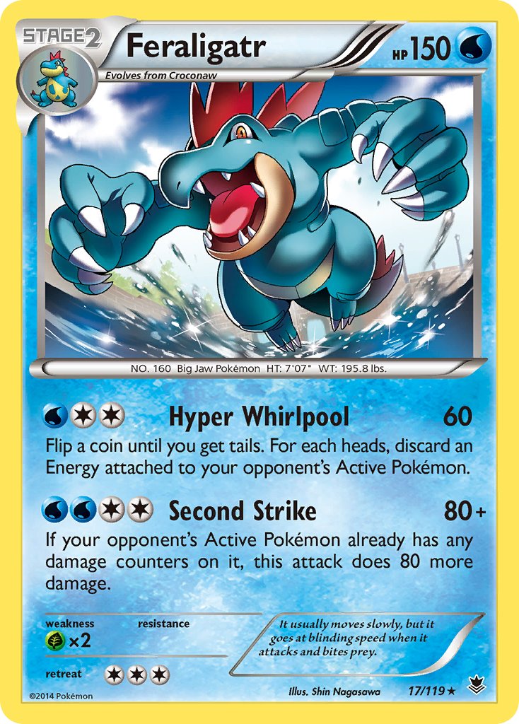 Feraligatr (17/119) (Theme Deck Exclusive) [XY: Phantom Forces] | Devastation Store