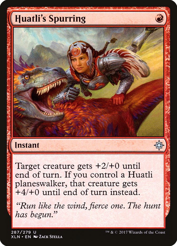 Huatli's Spurring [Ixalan] | Devastation Store