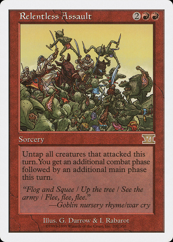 Relentless Assault [Classic Sixth Edition] | Devastation Store