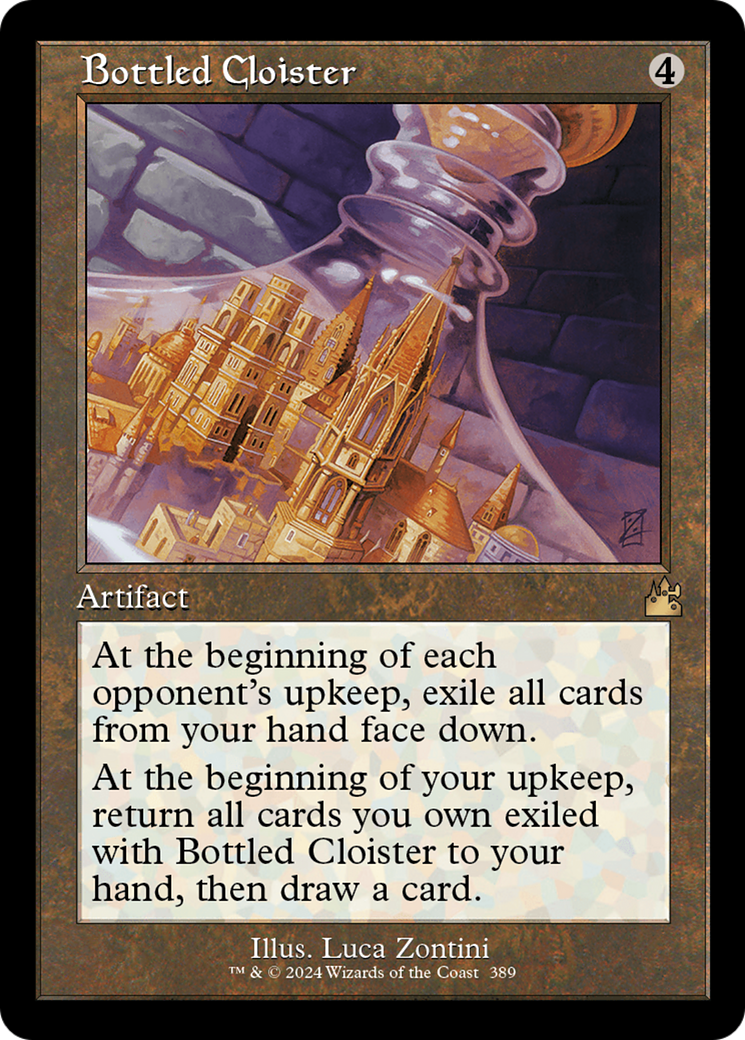 Bottled Cloister (Retro Frame) [Ravnica Remastered] | Devastation Store
