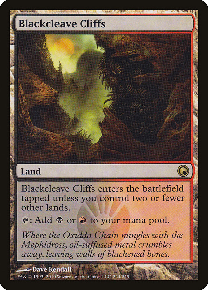 Blackcleave Cliffs [Scars of Mirrodin] - Devastation Store | Devastation Store