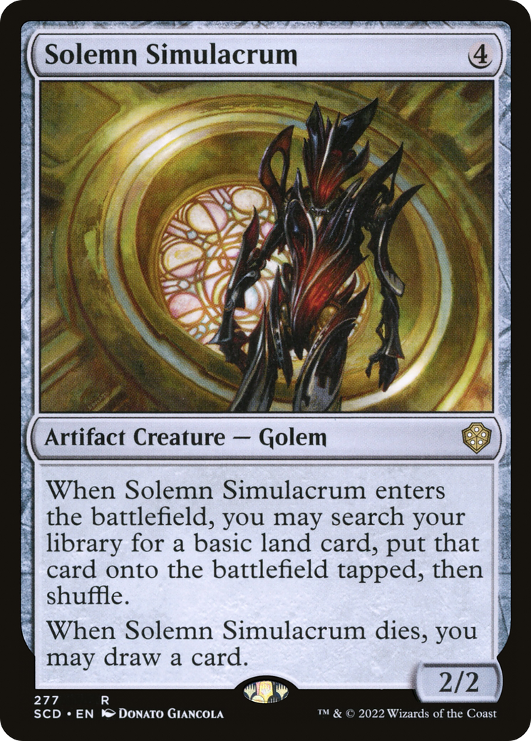 Solemn Simulacrum [Starter Commander Decks] | Devastation Store