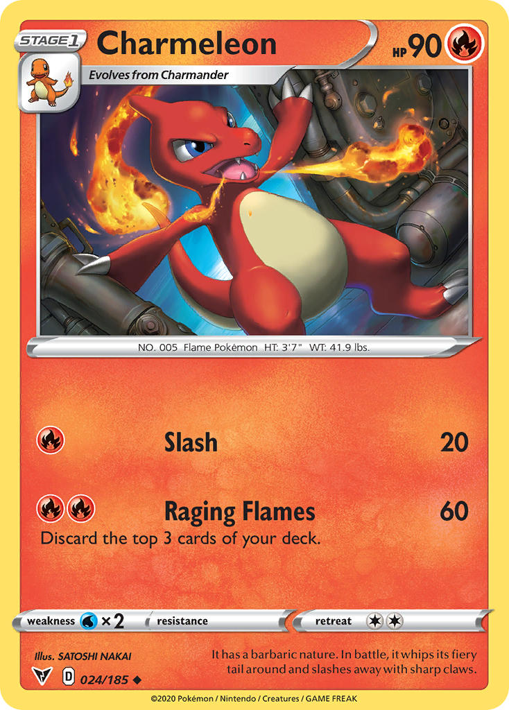 Charmeleon (024/185) [Sword & Shield: Vivid Voltage] | Devastation Store