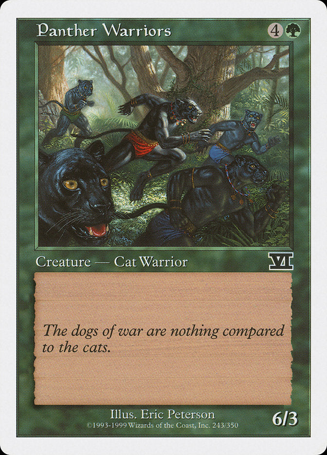 Panther Warriors [Classic Sixth Edition] | Devastation Store
