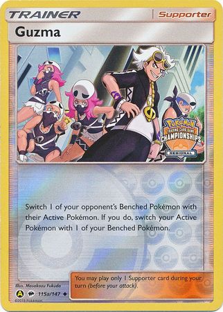 Guzma (115a/147) (Regional Championship Promo) [Sun & Moon: Burning Shadows] | Devastation Store