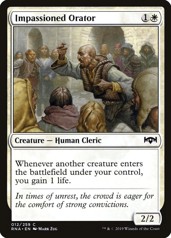 Impassioned Orator [Ravnica Allegiance] | Devastation Store