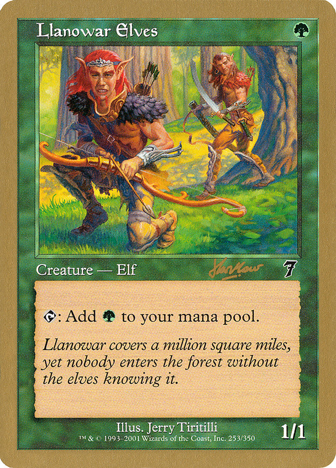 Llanowar Elves (Sim Han How) [World Championship Decks 2002] | Devastation Store