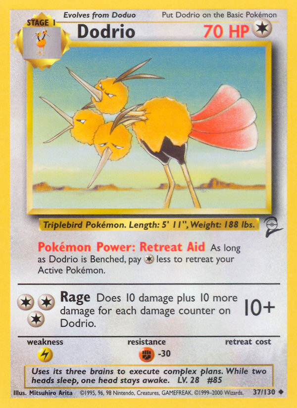 Dodrio (37/130) [Base Set 2] | Devastation Store