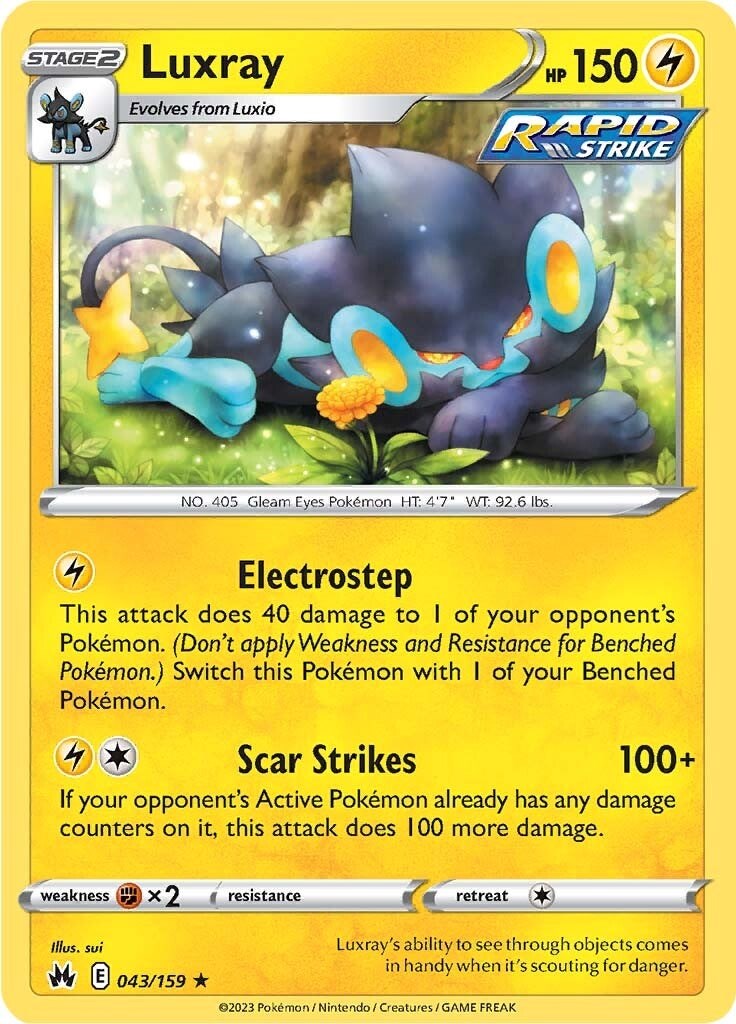 Luxray (043/159) (43) [Sword & Shield: Crown Zenith] | Devastation Store