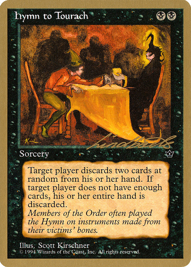 Hymn to Tourach (Table) (Leon Lindback) [Pro Tour Collector Set] | Devastation Store