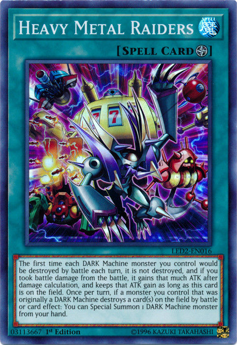 Heavy Metal Raiders [LED2-EN016] Super Rare | Devastation Store