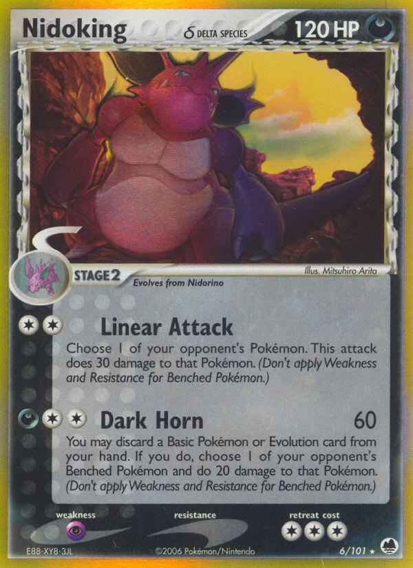 Nidoking (6/101) (Delta Species) [EX: Dragon Frontiers] | Devastation Store