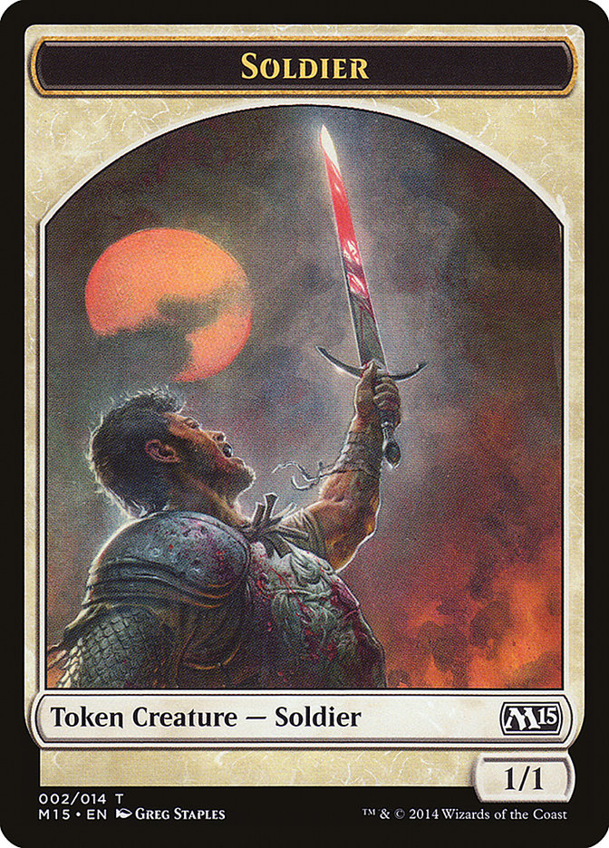 Soldier [Magic 2015 Tokens] | Devastation Store