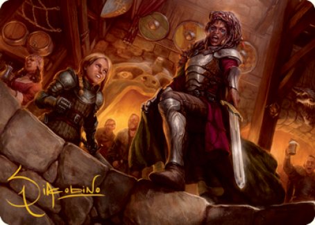 Veteran Dungeoneer Art Card (Gold-Stamped Signature) [Dungeons & Dragons: Adventures in the Forgotten Realms Art Series] | Devastation Store
