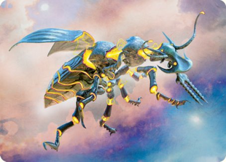 Zabaz, the Glimmerwasp Art Card [Modern Horizons 2 Art Series] | Devastation Store