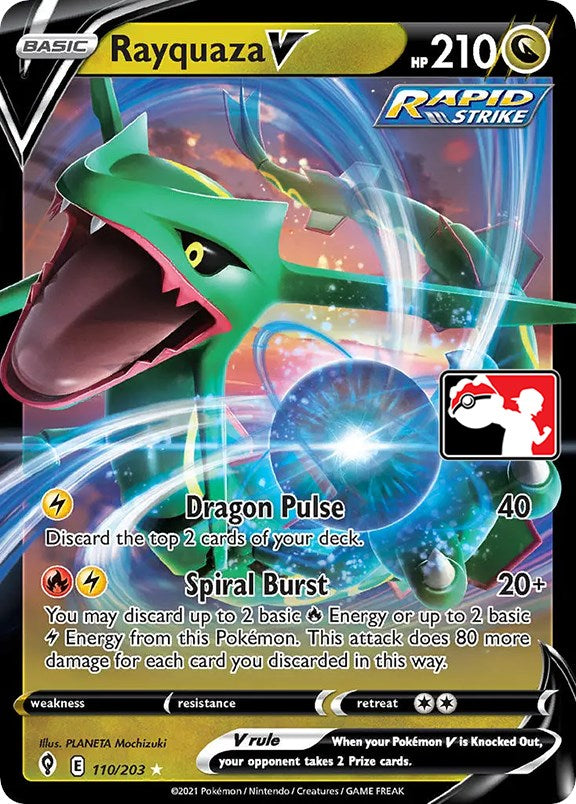 Rayquaza V (110/203) [Prize Pack Series One] | Devastation Store