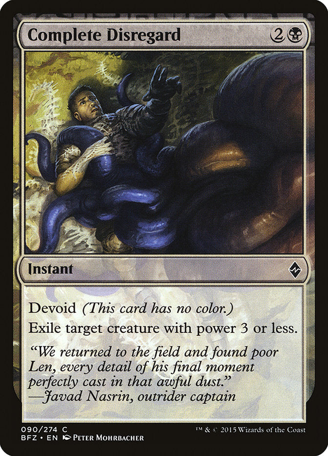 Complete Disregard [Battle for Zendikar] - Devastation Store | Devastation Store