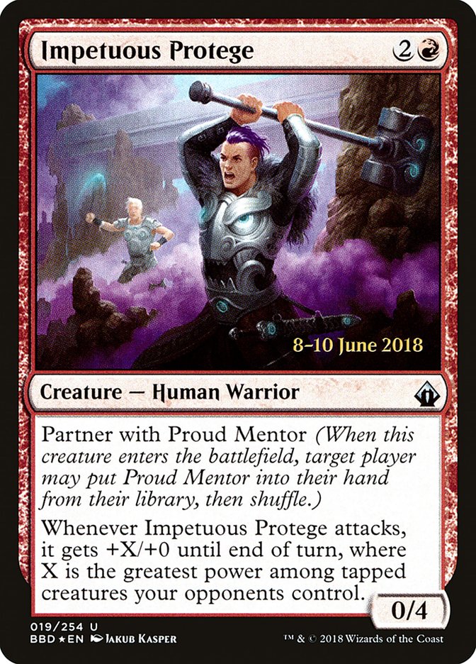 Impetuous Protege  [Battlebond Prerelease Promos] - Devastation Store | Devastation Store