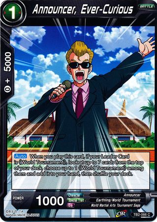 Announcer, Ever-Curious [TB2-066] | Devastation Store