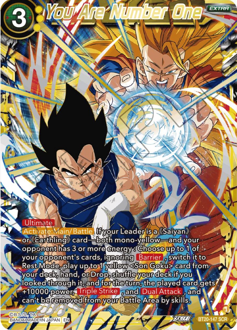 You Are Number One (Alternate Art) (BT20-147) [Power Absorbed] | Devastation Store