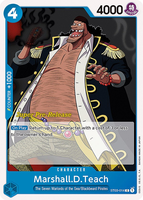 Marshall.D.Teach [Super Pre-Release Starter Deck: The Seven Warlords of the Sea] | Devastation Store
