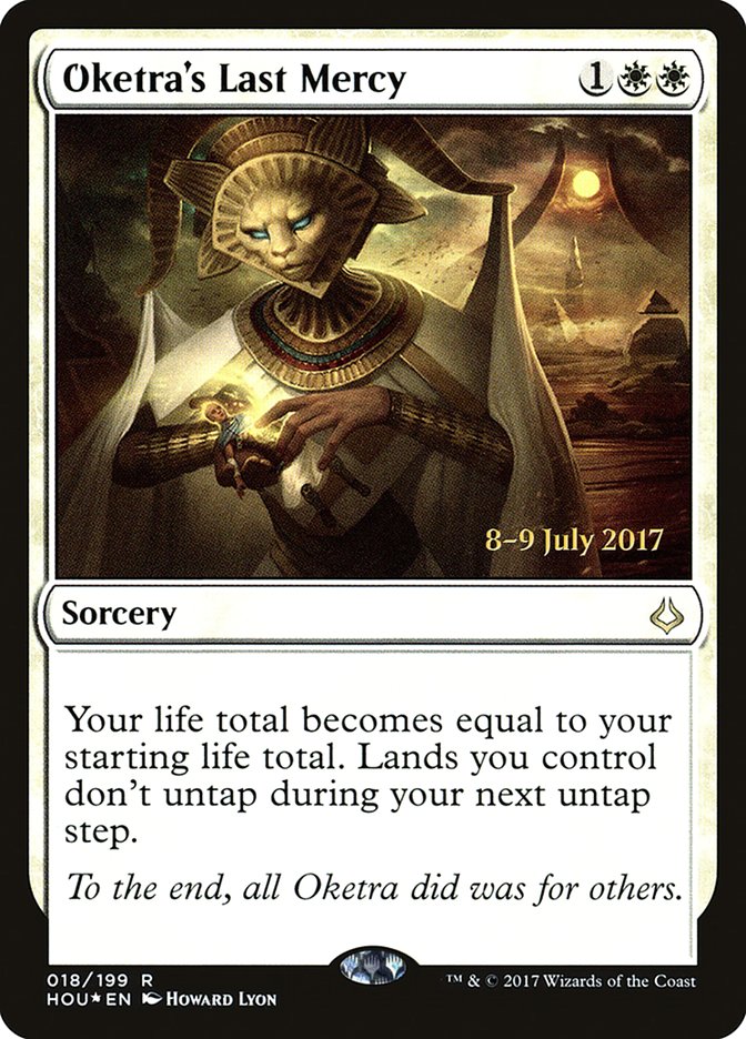 Oketra's Last Mercy  [Hour of Devastation Prerelease Promos] - Devastation Store | Devastation Store