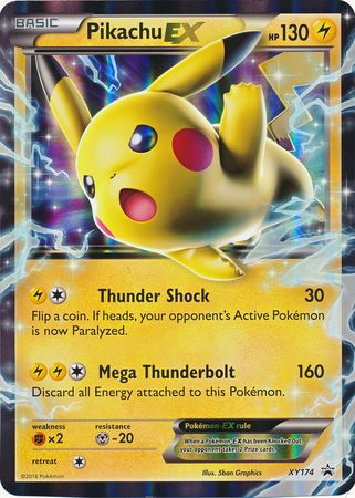 Pikachu EX (XY174) (Jumbo Card) [XY: Black Star Promos] | Devastation Store