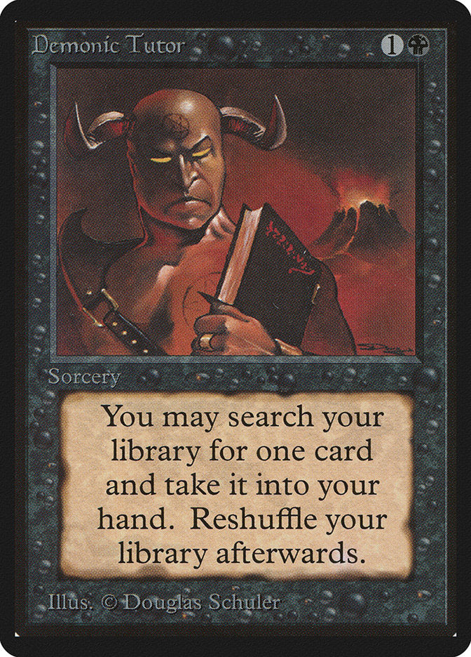 Demonic Tutor [Limited Edition Beta] | Devastation Store