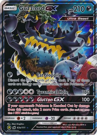 Guzzlord GX (63a/111) (Jumbo Card) [Sun & Moon: Crimson Invasion] | Devastation Store