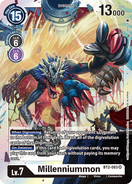 Millenniummon [BT2-083] [Release Special Booster Ver.1.0] | Devastation Store