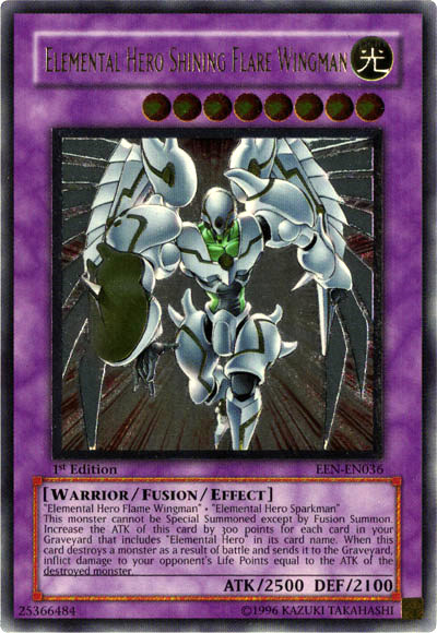 Elemental Hero Shining Flare Wingman [EEN-EN036] Ultimate Rare | Devastation Store