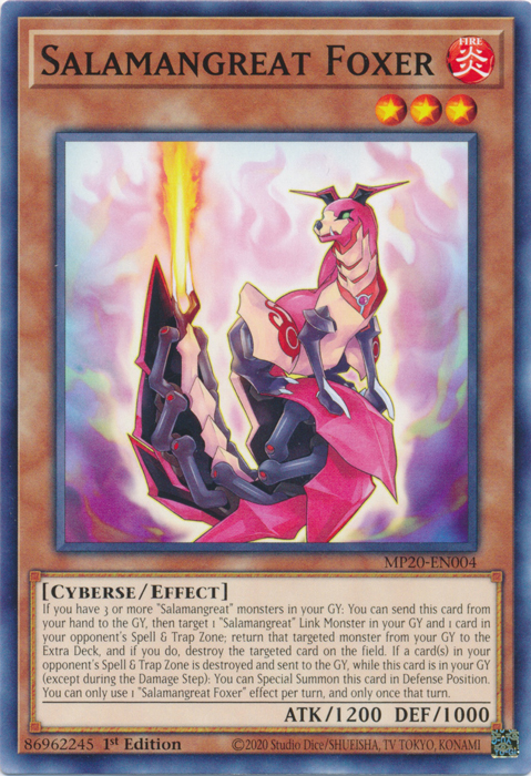 Salamangreat Foxer [MP20-EN004] Common | Devastation Store