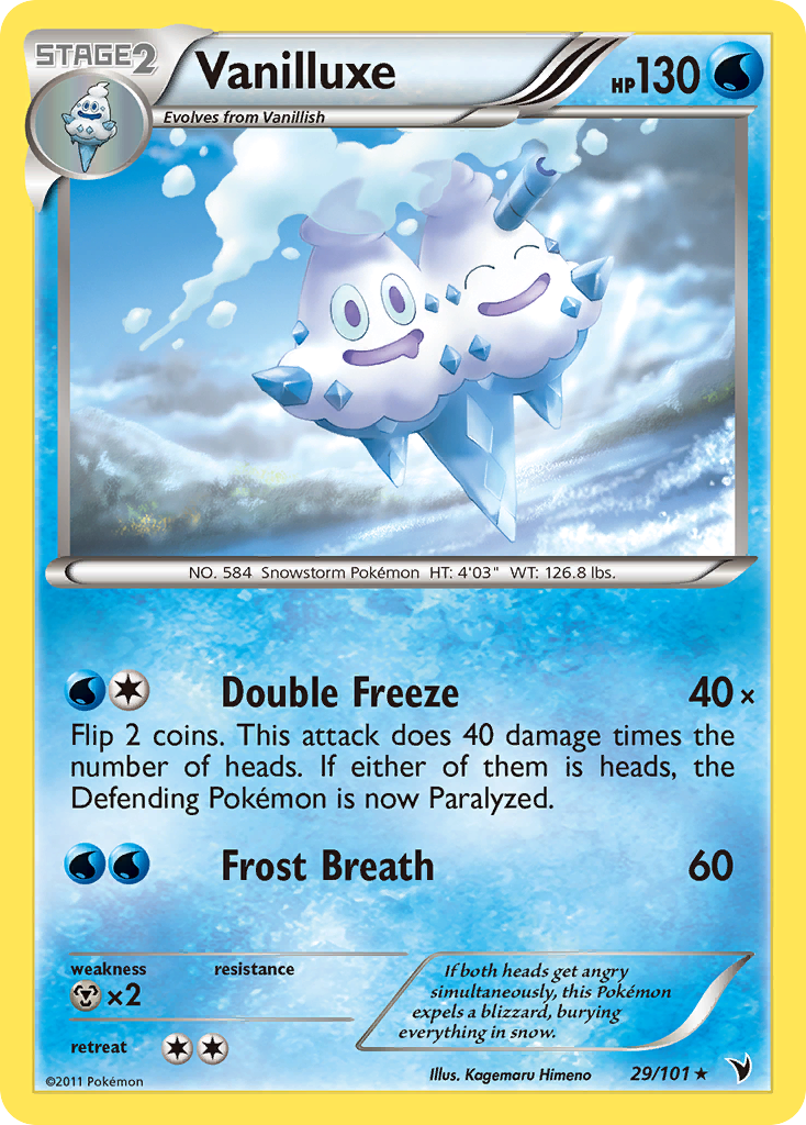 Vanilluxe (29/101) [Black & White: Noble Victories] | Devastation Store