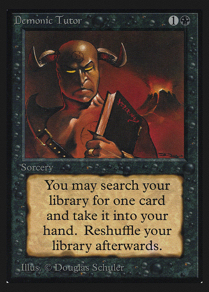 Demonic Tutor [International Collectors’ Edition] | Devastation Store