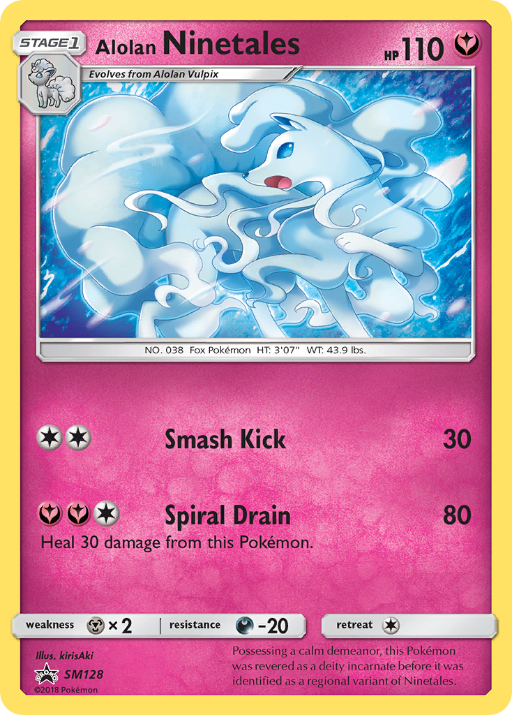 Alolan Ninetales (SM128) [Sun & Moon: Black Star Promos] | Devastation Store