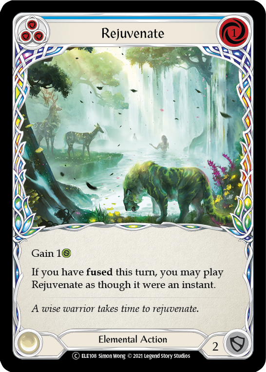 Rejuvenate (Blue) [U-ELE108] Unlimited Normal | Devastation Store