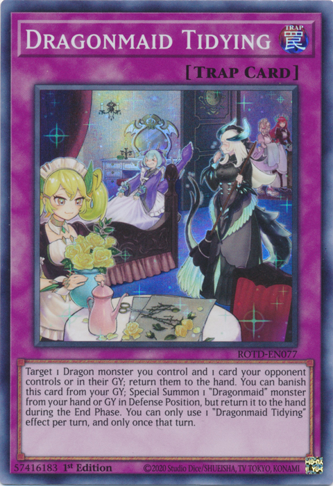 Dragonmaid Tidying [ROTD-EN077] Super Rare | Devastation Store