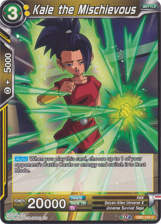 Kale the Mischievous [DB2-103] | Devastation Store