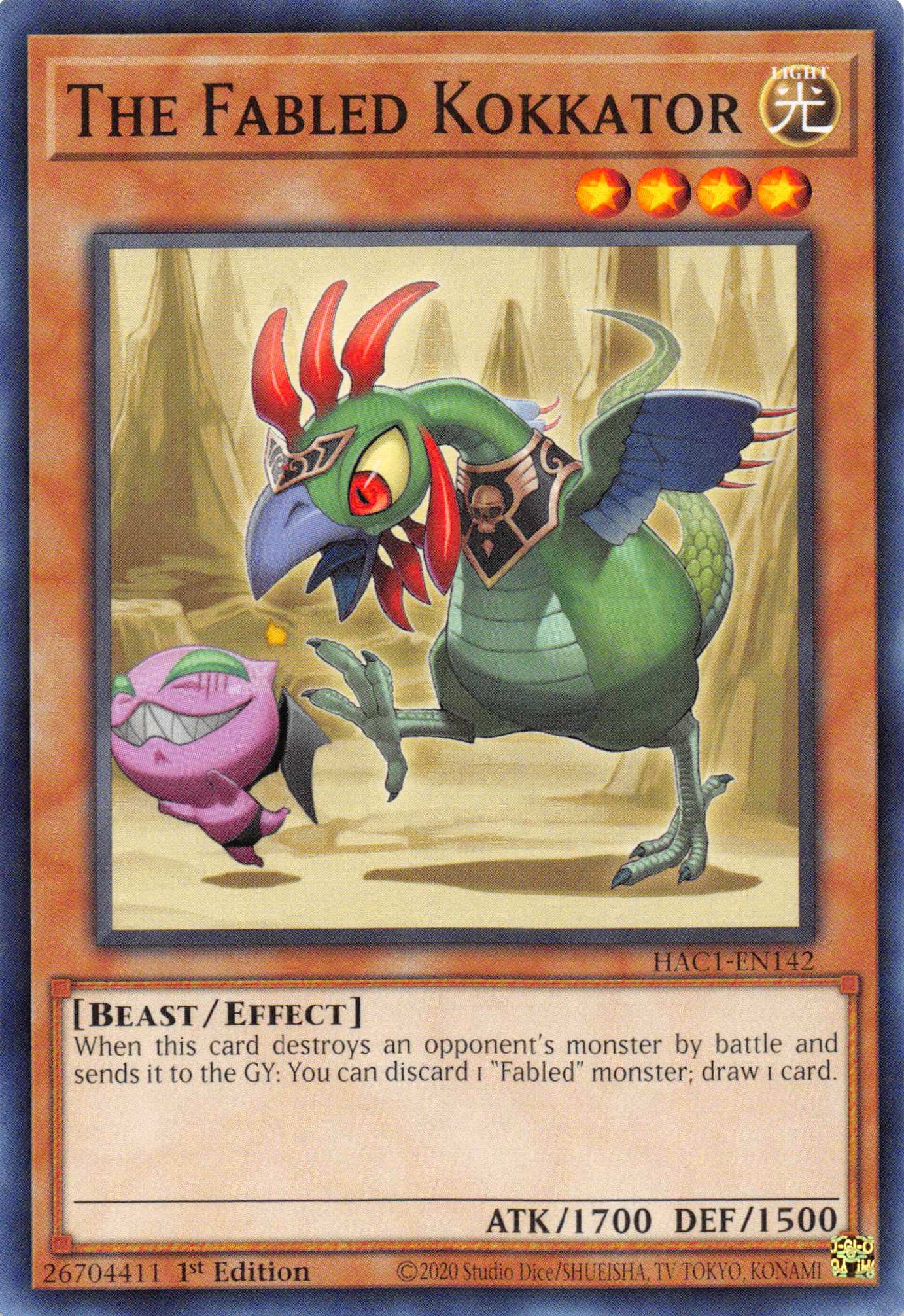 The Fabled Kokkator [HAC1-EN142] Common | Devastation Store