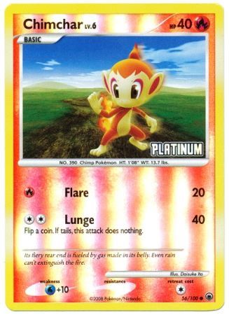 Chimchar (56/100) [Burger King Promos: 2009 Collection] | Devastation Store