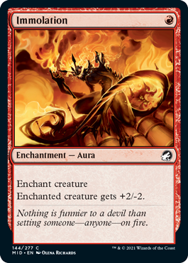 Immolation [Innistrad: Midnight Hunt] | Devastation Store