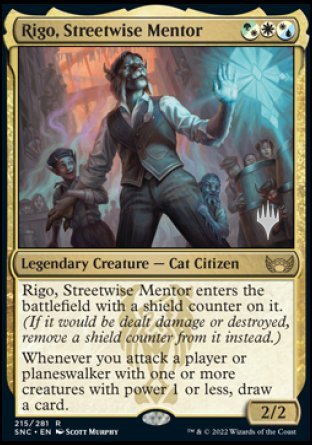 Rigo, Streetwise Mentor (Promo Pack) [Streets of New Capenna Promos] | Devastation Store