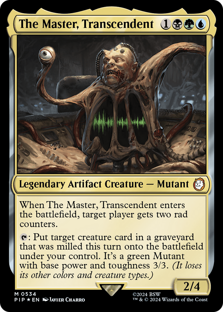 The Master, Transcendent (Surge Foil) [Fallout] | Devastation Store